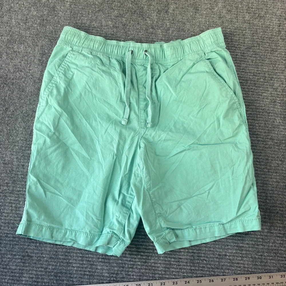 Urban Pipeline Mens Small Mint Green Pull On Elastic Waist Chino Shorts 4512